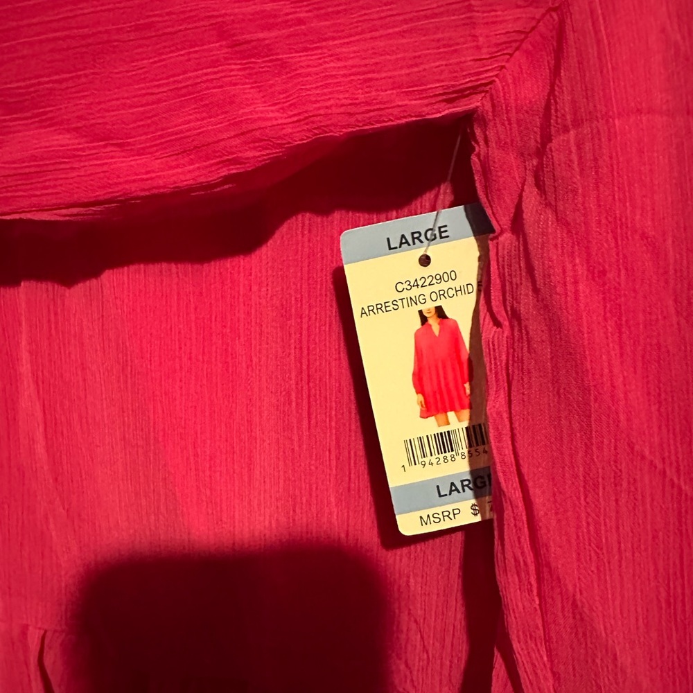 Vince Camuto Hot Pink Dress Women's
LARGE Lightweight - Picture 7 of 9